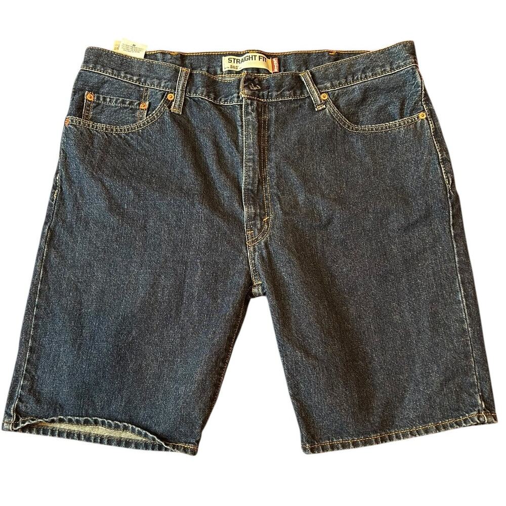 LEVI'S Dark Wash 505 Straight Shorts Jorts Men's Size 40